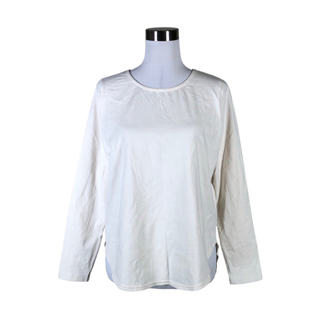 Unisex NOSH - Trikotaažist pluus, suurus 38 - Valge ()