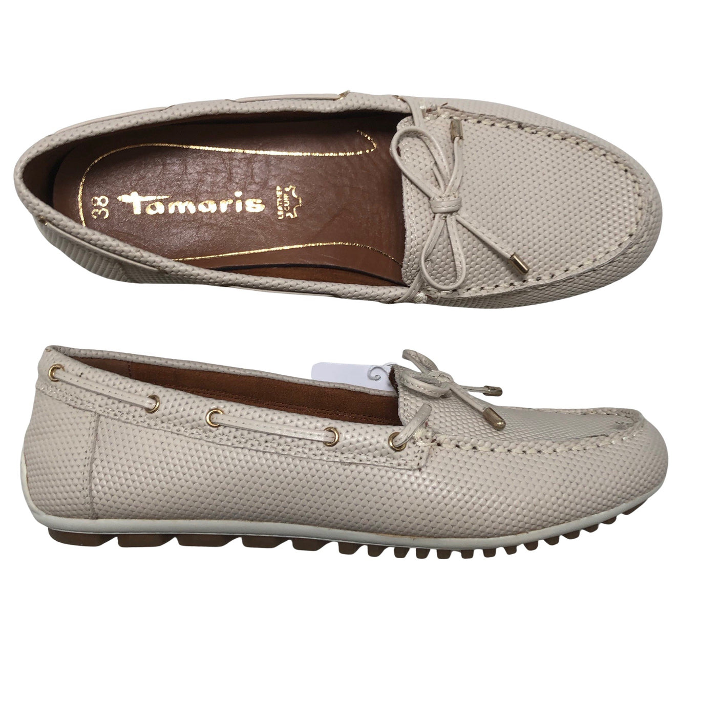 Unisex Tamaris - Mokassiinid, suurus 38 - Beige (1)