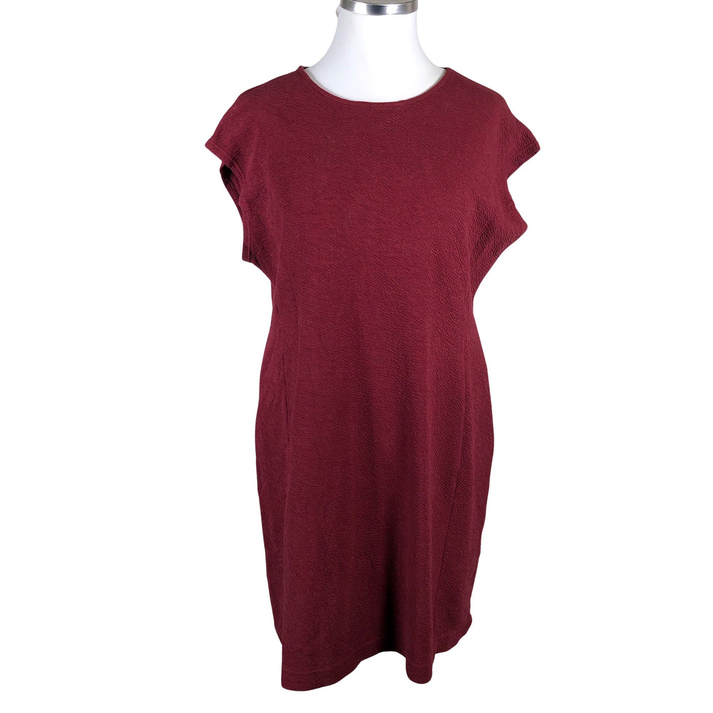 Unisex NOSH - Trikotaažist kleit, suurus 46 - Veinipunane (1)