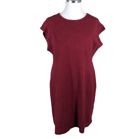 Unisex NOSH - Trikotaažist kleit, suurus 46 - Veinipunane ()