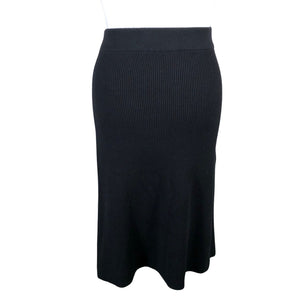Unisex Sézane - Kootud seelik, suurus 42 - Must (2)