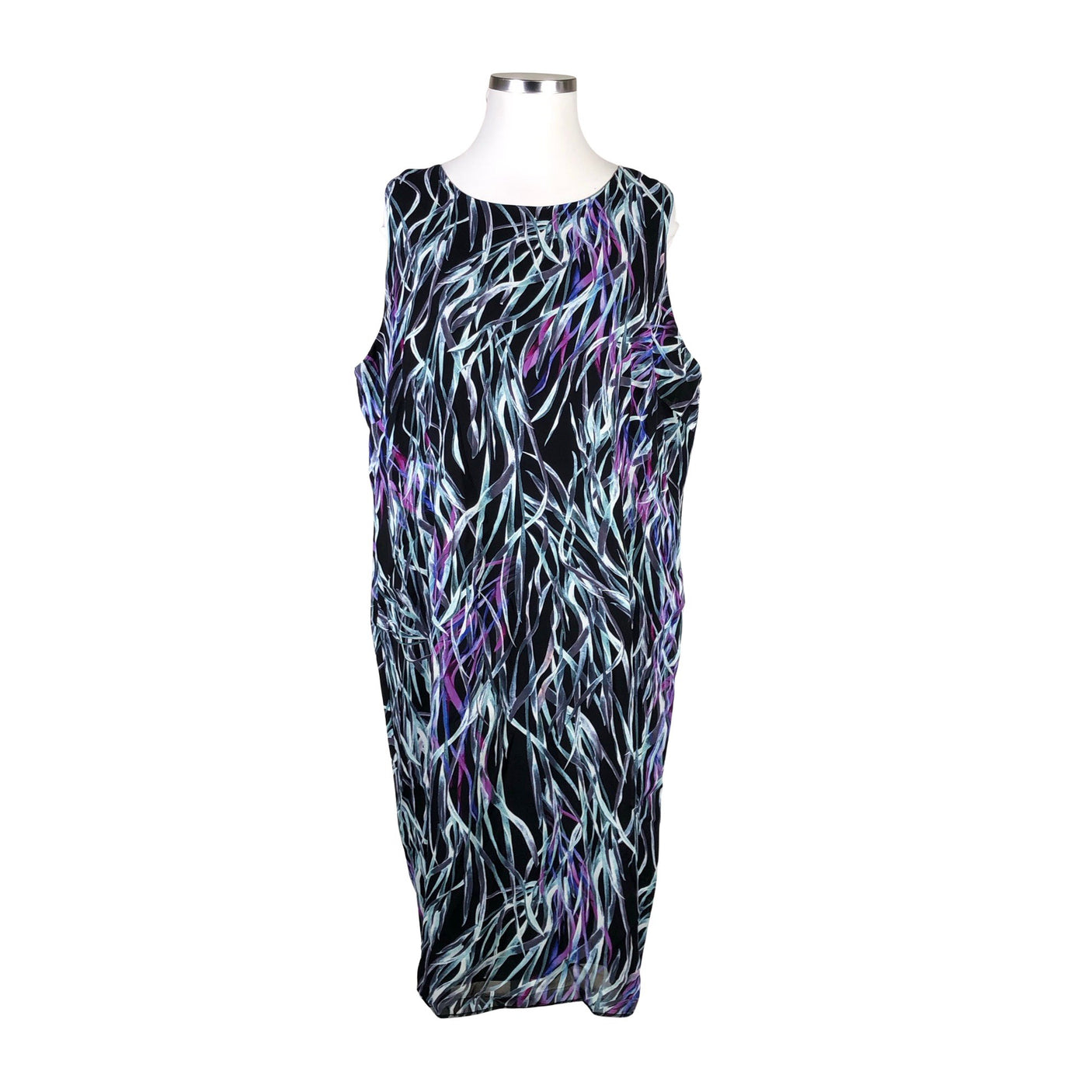 Unisex Shenina - Mitteveniv kleit, suurus 52 - Must (1)