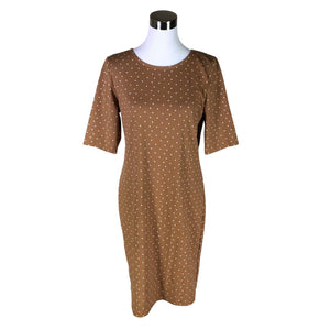 Unisex b.Young - Trikotaažist kleit, suurus 40 - Pruun (1)