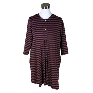 Unisex Marimekko - Trikotaažist kleit, suurus 40 - Veinipunane (1)