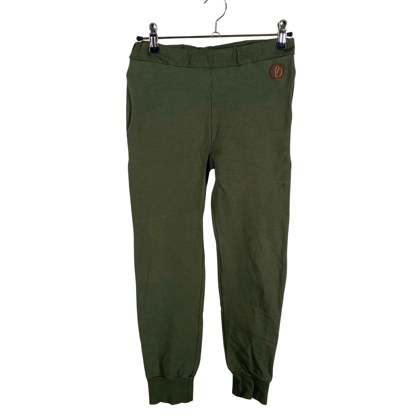 Unisex Blaa - Dressikangast püksid, suurus 134 - 140 - Roheline (1)