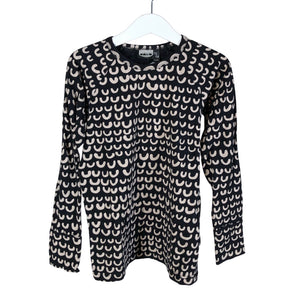 Unisex Papu - Trikotaažist pluus, suurus 122 - 128 - Must (1)