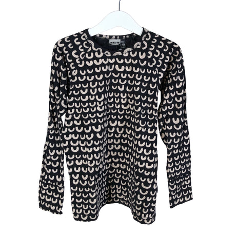 Unisex Papu - Trikotaažist pluus, suurus 122 - 128 - Must ()