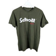 Unisex Schott NYC - T-särk, suurus M - Roheline ()