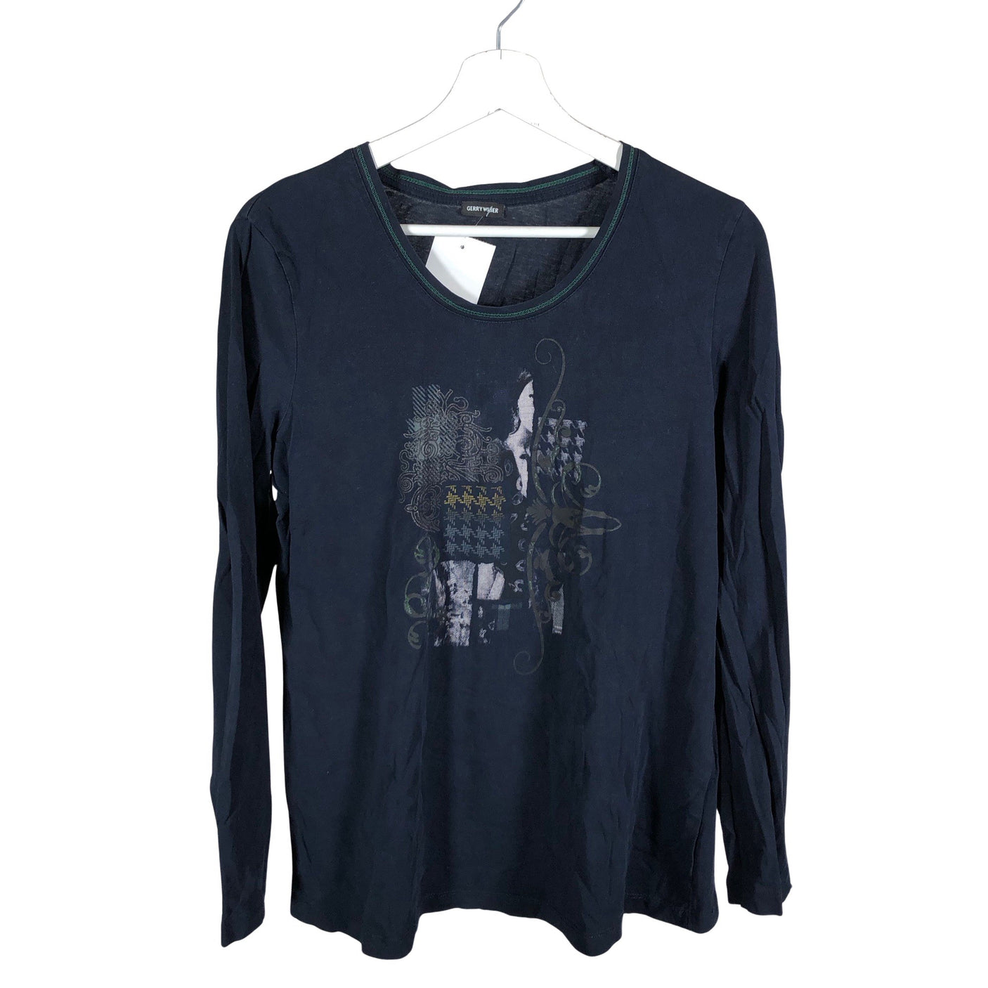 Unisex Gerry Weber - Trikotaažist pluus, suurus 44 - Sinine (1)