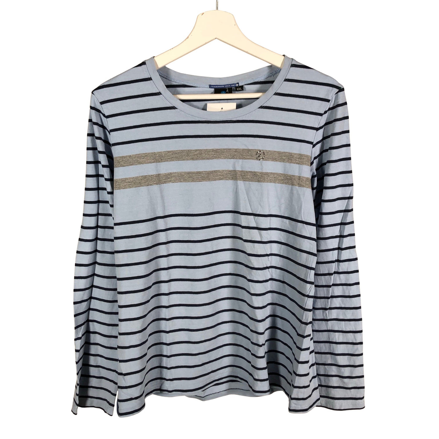 Unisex Luhta - Trikotaažist pluus, suurus 44 - Helesinine (1)