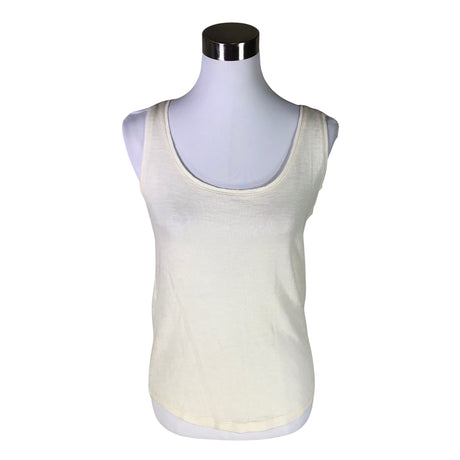 Unisex Lindex - Trikotaažist topp, suurus 40 - Looduslik valge ()