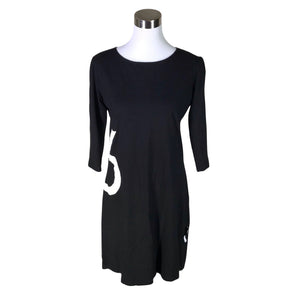 Unisex KIVIkivi - Trikotaažist kleit, suurus 38 - Must (1)