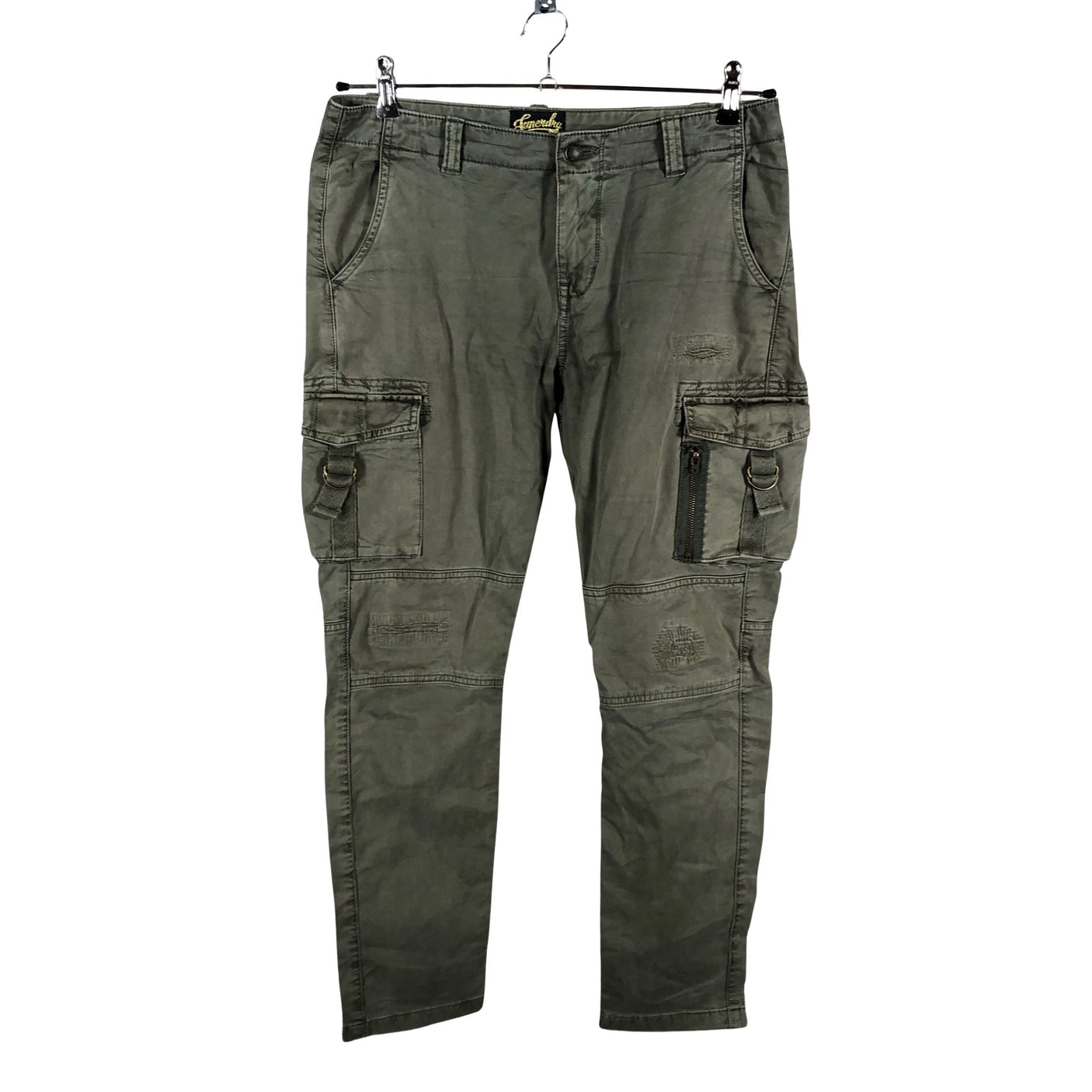 Unisex Superdry - Cargo-püksid, suurus W29 - Roheline (1)