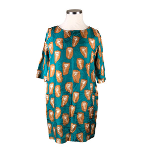 Unisex Samuji - Õhuke kleit, suurus 42 - Roheline (1)