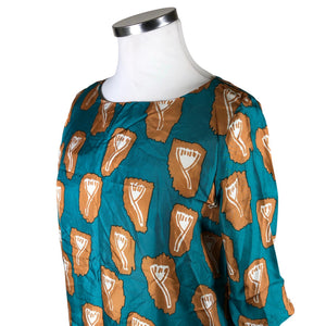 Unisex Samuji - Õhuke kleit, suurus 42 - Roheline (2)