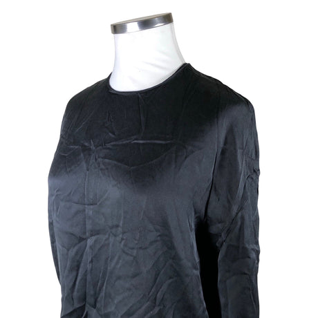 Unisex Vince. - Lühikeste käistega pluus, suurus 42 - Must (2)