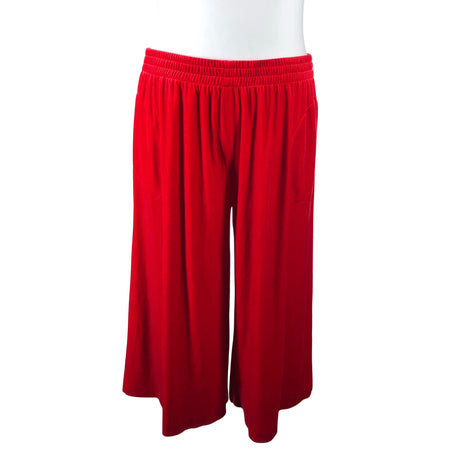Unisex Norma Kamali - Dressikangast püksid, suurus 46 - Punane ()