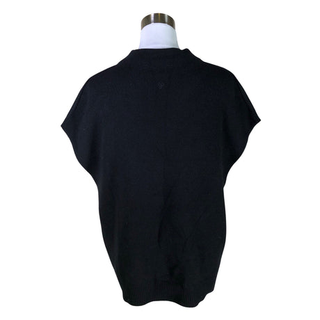 Unisex Vince. - Kootud vest, suurus 40 - Must (2)