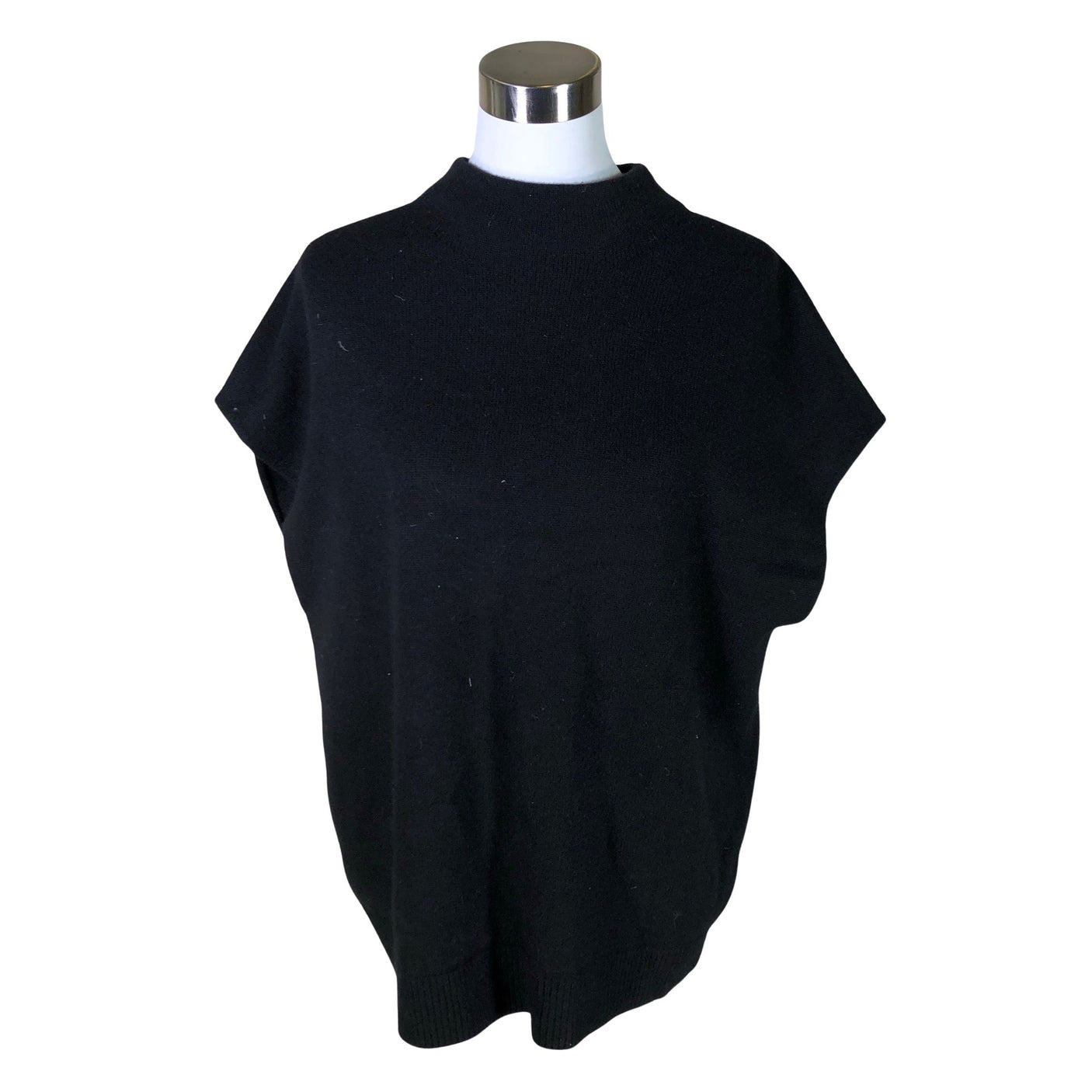 Unisex Vince. - Kootud vest, suurus 40 - Must (1)