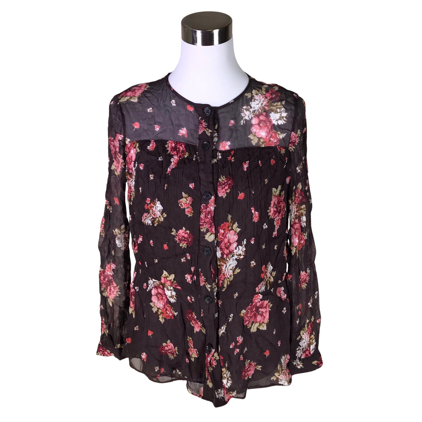 Unisex Massimo Dutti - Pluus, suurus 38 - Pruun (1)