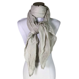 Unisex A+more - Õhuke sall, suurus Maxi - Hall (1)