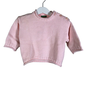 Unisex Benetton - Kampsun, suurus 80 - 86 - Heleroosa (1)