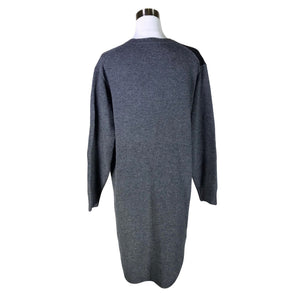 Unisex Uniqlo - Kootud kleit, suurus 40 - Hall (2)