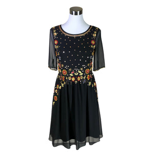 Unisex Frock and Frill - Õhuke kleit, suurus 36 - Must (1)