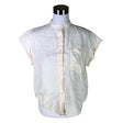 Unisex Knowledge Cotton Apparel - Lühikeste käistega pluus, suurus 38 - Looduslik valge ()
