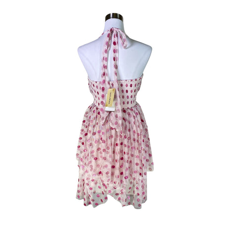 Unisex Lace & Beads - Õhuke kleit, suurus 36 - Heleroosa (2)