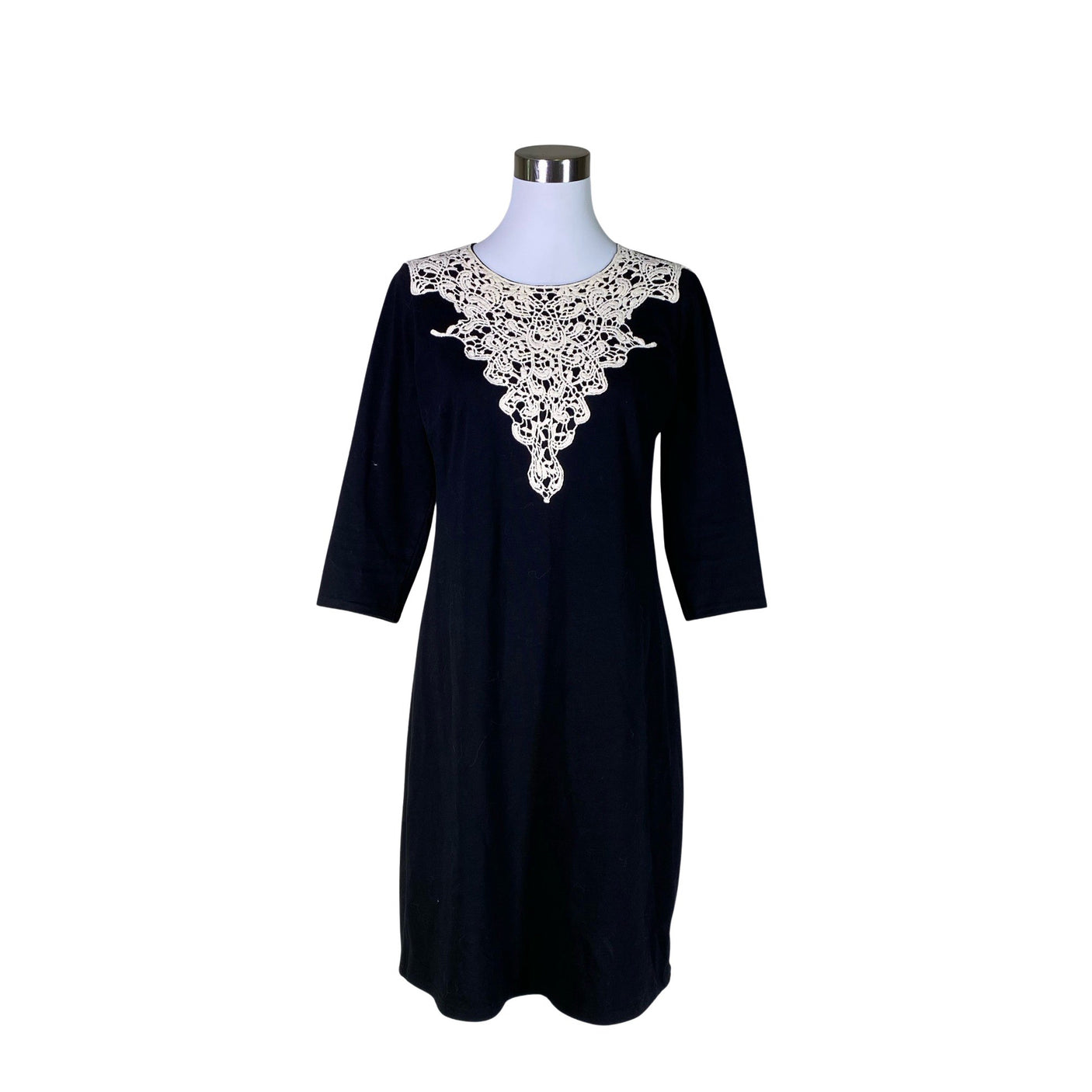 Unisex Lumoan - Trikotaažist kleit, suurus 38 - Must (1)