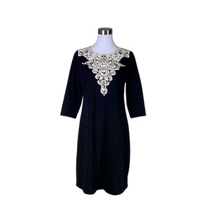 Unisex Lumoan - Trikotaažist kleit, suurus 38 - Must (1)