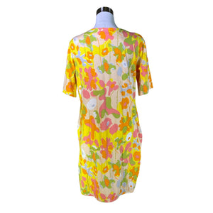 Unisex Marimekko - Trikotaažist kleit, suurus 36 - Kollane (2)