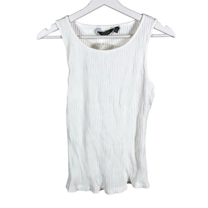 Unisex NOSH - Trikotaažist topp, suurus 40 - Looduslik valge (1)