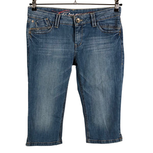 Unisex Esprit - Teksast poolpikad püksid, suurus W28 - Sinine (1)