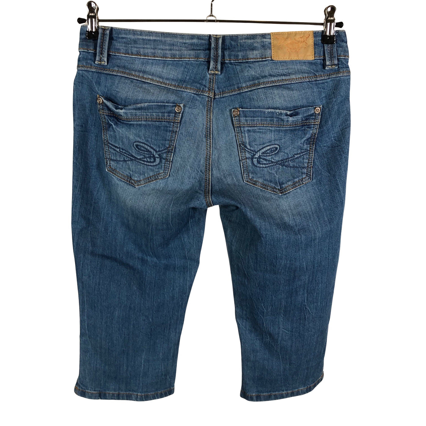 Unisex Esprit - Teksast poolpikad püksid, suurus W28 - Sinine (2)