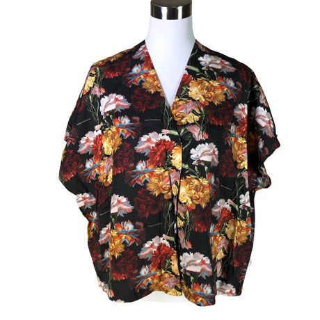 Unisex Makia - Lühikeste käistega pluus, suurus 36 - Must ()