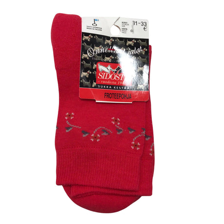 Unisex Sidoste - Sokid, suurus 32 - Punane ()