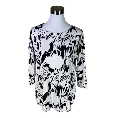 Unisex Nanso - Trikotaažist pluus, suurus 38 - Valge ()