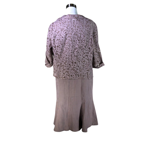 Unisex Reetriikka - Pidulik kleit, suurus 40 - Pruun (2)