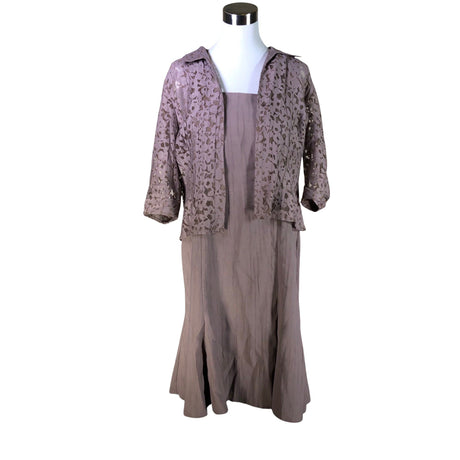 Unisex Reetriikka - Pidulik kleit, suurus 40 - Pruun ()
