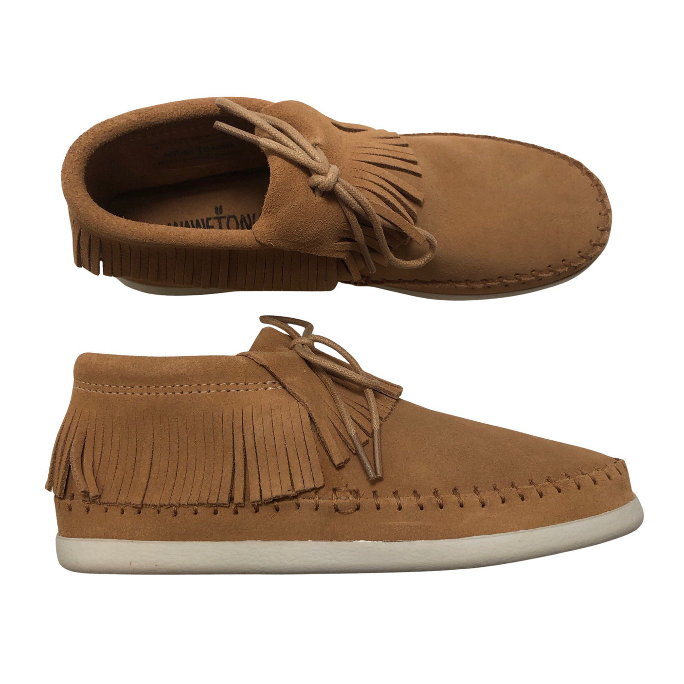Unisex Minnetonka - Poolsaapad, suurus 39 - Pruun (1)