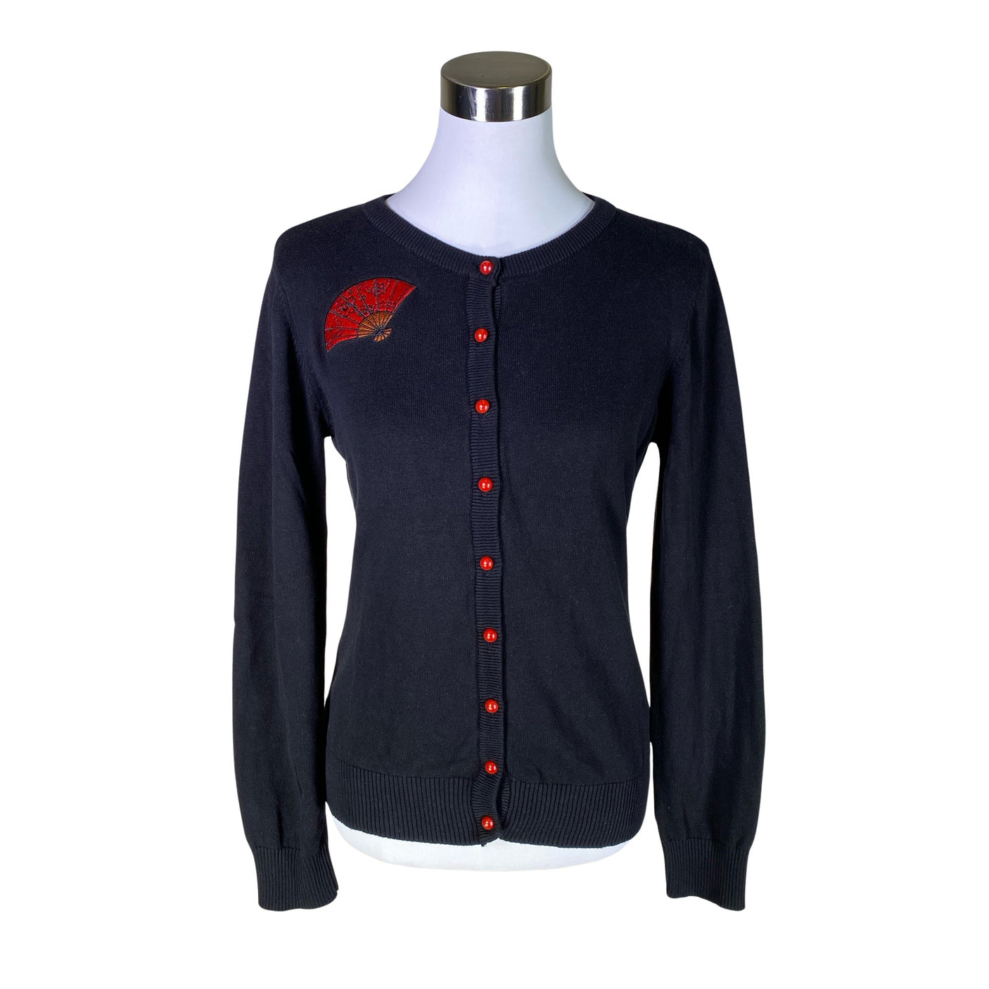 Unisex Collectif - Kardigan, suurus 38 - Must (1)