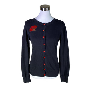 Unisex Collectif - Kardigan, suurus 38 - Must (1)
