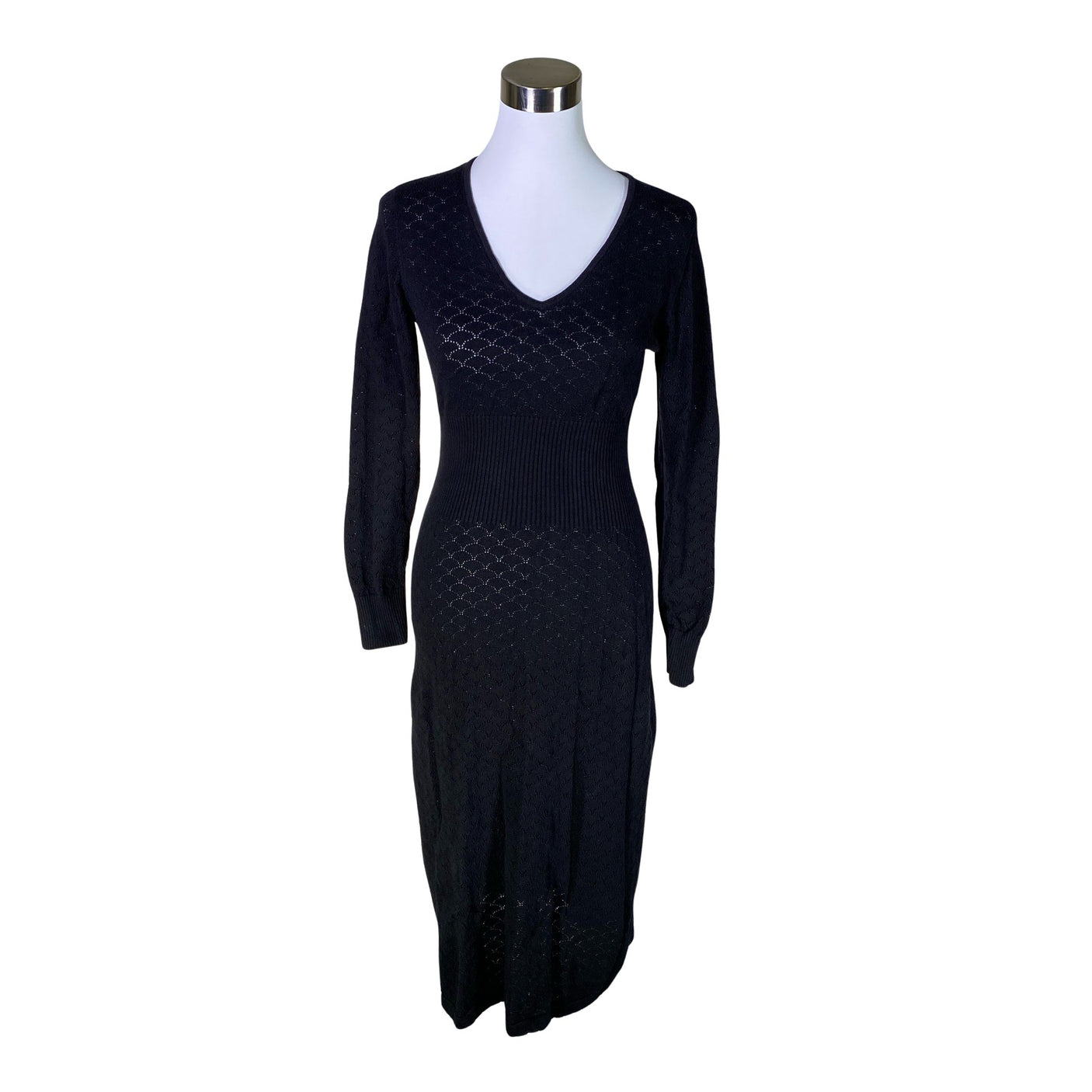 Unisex Nanso - Kootud kleit, suurus 34 - Must (1)