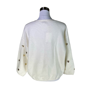 Unisex Andiata - Kampsun, suurus 40 - Looduslik valge (2)