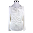 Unisex Stylein - Trikotaažist pluus, suurus 42 - Valge ()