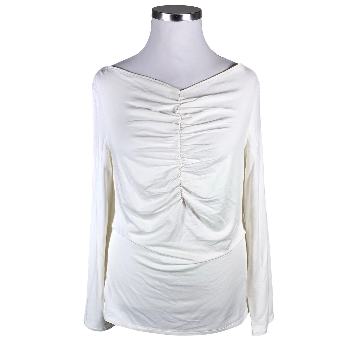 Unisex Stylein - Trikotaažist pluus, suurus 42 - Valge (1)