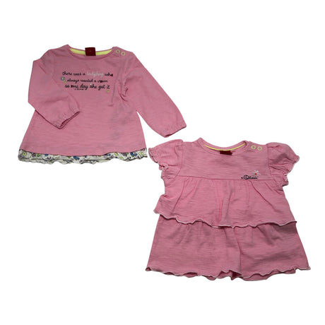 Unisex s.Oliver - Trikotaažist pluus, suurus 62 - 68 - Heleroosa ()