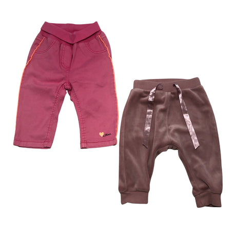 Unisex Lindex - Dressikangast püksid, suurus 62 - 68 - Heleroosa ()